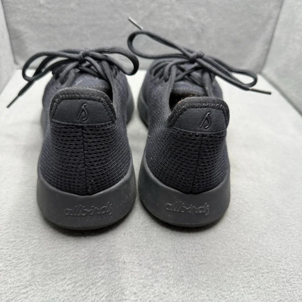 Allbirds Tree Runners Men's Size 9 Black Mesh Lightweight Sneakers Lightweight